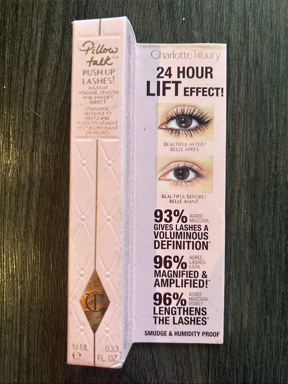 Charlotte Tilbury Pillow Talk 24-Hour Lift Mascara - Light Pink Packaging